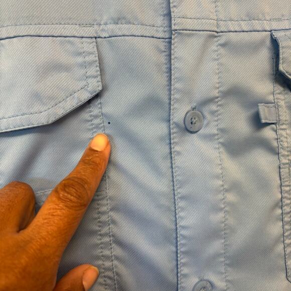 Columbia Performance Fishing Gear Shirt PFG  Omni-Shield Blood n Guts XL Light - Picture 3 of 13